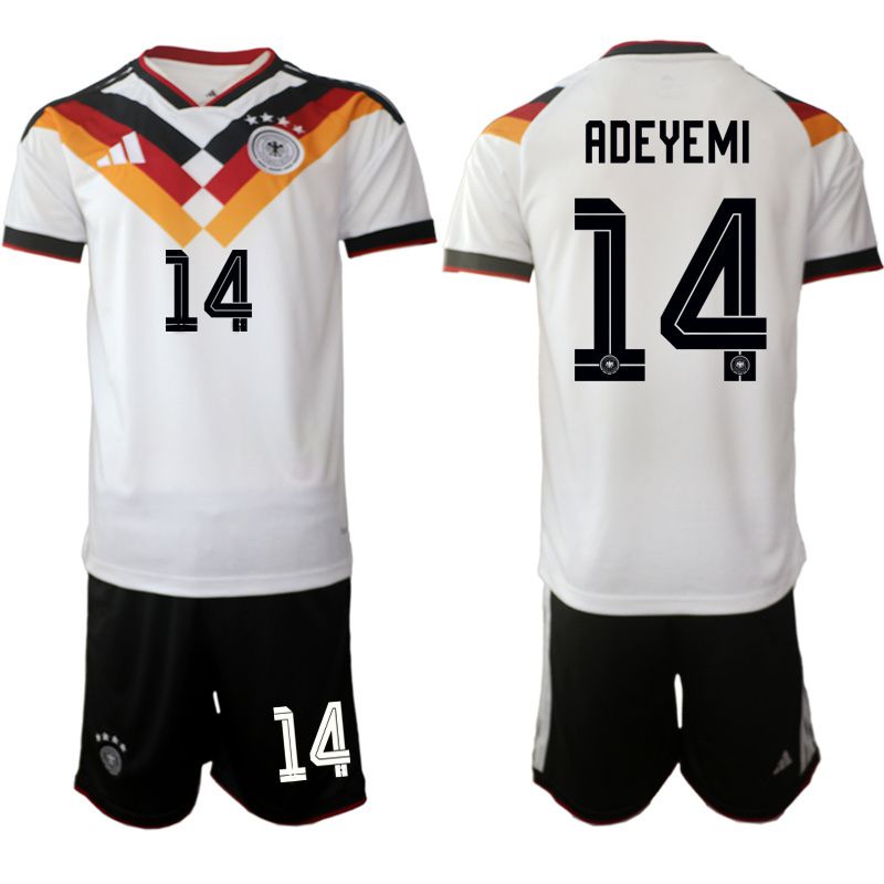 Men 2026 World Cup National Team Germany home white #14 Soccer Jersey